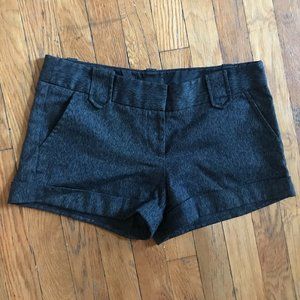 dressy tailored grey shorts (size: M)